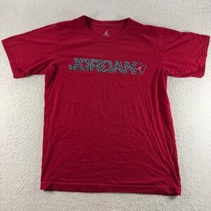 Jordan Youth Red Graphic‎ T Shirt Size XL 13-16 Years Athletic Causal Playwear